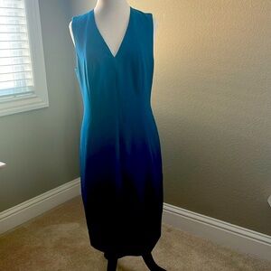 Elie Tahari turquoise dress, size 8
